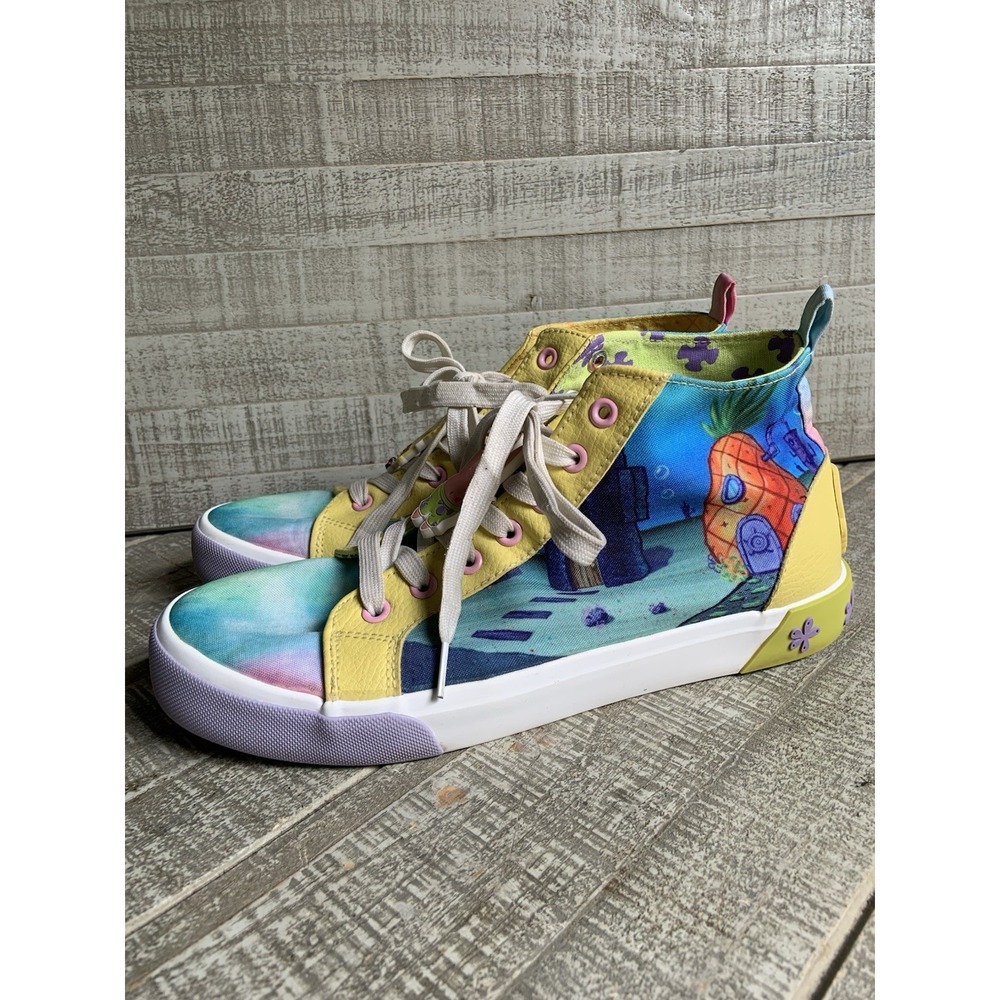 SPONGEBOB SQUAREPANTS Patrick Ground Up High Top Shoes Unisex SNEAKERS Men's 8.5